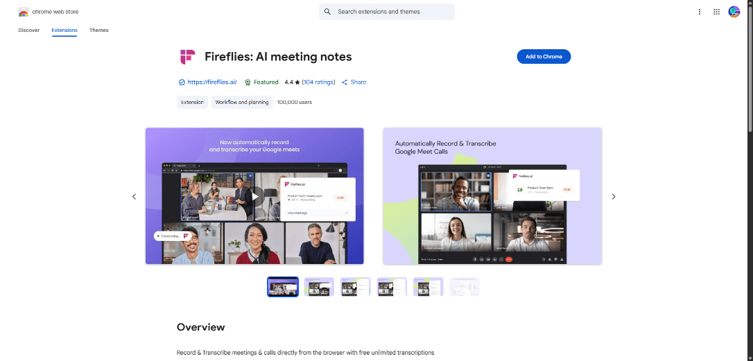 Fireflies AI Meeting Assistant